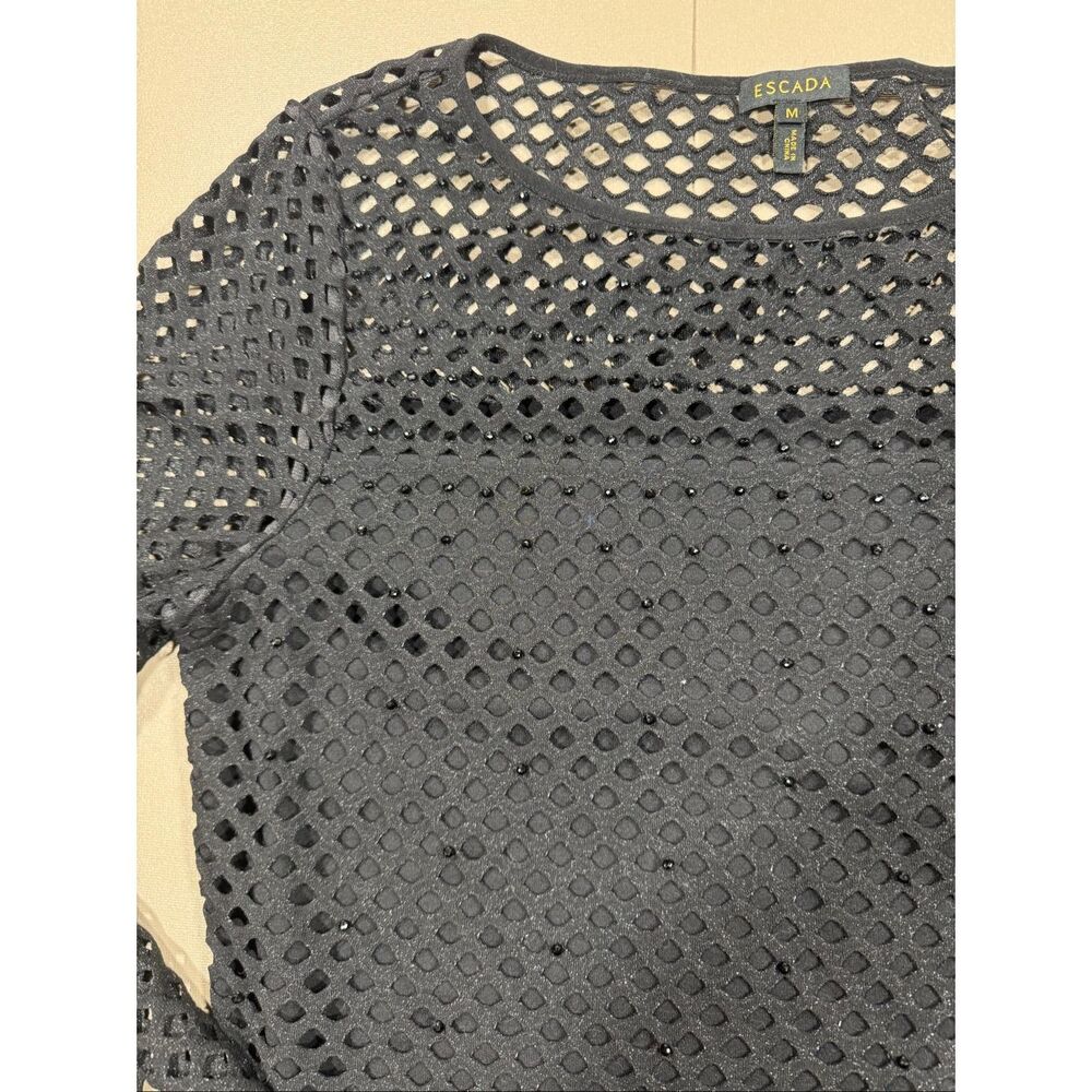 Escada Beaded Knit Top - Picture 2 of 9